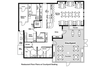Restaurant Interior Design Plan | Psoriasisguru.com